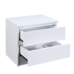 POLO ΚΟΜΟΔΙΝΟ 2ΣΥΡΤΑΡΙΑ ΛΕΥΚΟ 45x35.5x45cm 09-1791 - Image 3