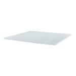 MOUSSE ΑΝΩΣΤΡΩΜΑ 180x200cm ΛΕΥΚΟ 200x180x5 09-1932 - Image 3