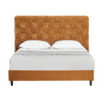 BALZAK ΚΡΕΒΑΤΙ (ΓΙΑ ΣΤΡΩΜΑ 160x200cm) CAMEL 222x186x130cm 09-1945 - Image 6