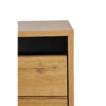 ARABICA ΚΟΜΟΔΙΝΟ 2ΣΥΡΤΑΡΙΑ SONOMA ΜΑΥΡΟ 40x38x45 09-1964 - Image 10