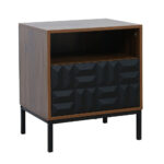 ZUMA ΚΟΜΟΔΙΝΟ ΚΑΡΥΔΙ ΜΑΥΡΟ 51.5x40x58.5 09-2005 - Image 3