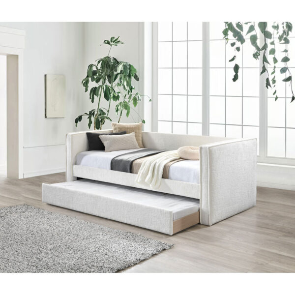 CALMO ΚΑΝΑΠΕΣ ΚΡΕΒΑΤΙ (ΓΙΑ ΣΤΡΩΜΑ 90x190cm) CREAM 222x99x84.2 09-2035 - Image 7