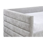 SUENO ΚΑΝΑΠΕΣ ΚΡΕΒΑΤΙ (ΓΙΑ ΣΤΡΩΜΑ 90x190cm) ΓΚΡΙ ΑΝΟΙΧΤΟ 209x99.5x76cm 09-2036 - Image 2