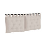 HANG ΜΑΞΙΛΑΡΙ ΚΕΦΑΛΑΡΙΟΥ SET 2ΤΕΜ OFF WHITE 16-950 70x10x50 09-2110 - Image 5