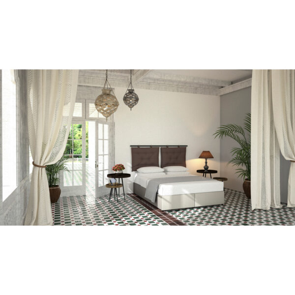 HANG ΜΑΞΙΛΑΡΙ ΚΕΦΑΛΑΡΙΟΥ SET 2ΤΕΜ ΓΚΡΙ ΚΑΦΕ 20-914 70x10x50 09-2111 - Image 7