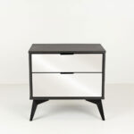 SPECCHIO ΚΟΜΟΔΙΝΟ 2ΣΥΡΤΑΡΙΑ ΜΑΥΡΟ OAK ΚΑΘΡΕΠΤΗΣ 58x39x55 09-2127 - Image 6