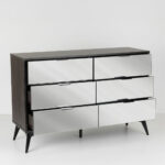 SPECCHIO ΣΥΡΤΑΡΙΕΡΑ 6ΣΥΡΤΑΡΙΑ ΜΑΥΡΟ OAK ΚΑΘΡΕΠΤΗΣ 120x39x80 09-2128 - Image 8