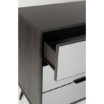 SPECCHIO ΣΥΡΤΑΡΙΕΡΑ 6ΣΥΡΤΑΡΙΑ ΜΑΥΡΟ OAK ΚΑΘΡΕΠΤΗΣ 120x39x80 09-2128 - Image 9