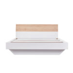 LUCIDO ΚΡΕΒΑΤΙ ΛΕΥΚΟ OAK ΦΥΣΙΚΟ 162x202x88 09-2129 - Image 7