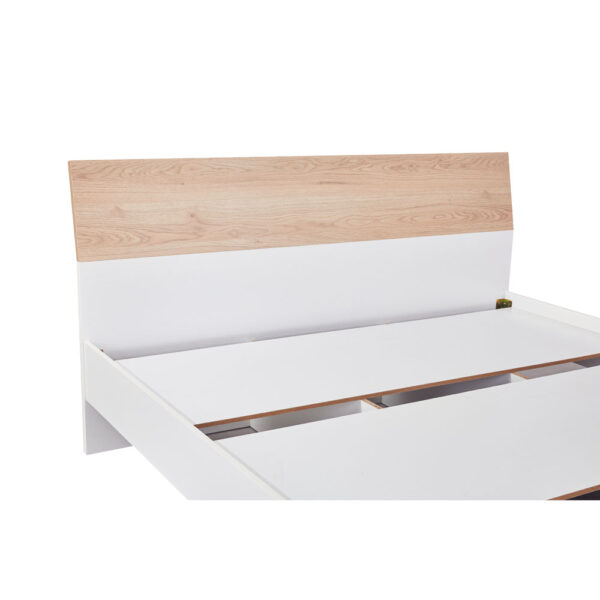 LUCIDO ΚΡΕΒΑΤΙ ΛΕΥΚΟ OAK ΦΥΣΙΚΟ 162x202x88 09-2129 - Image 8