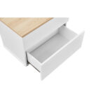 LUCIDO ΚΟΜΟΔΙΝΟ 2ΣΥΡΤΑΡΙΑ ΛΕΥΚΟ OAK ΦΥΣΙΚΟ 58x39x44.5 09-2130 - Image 9
