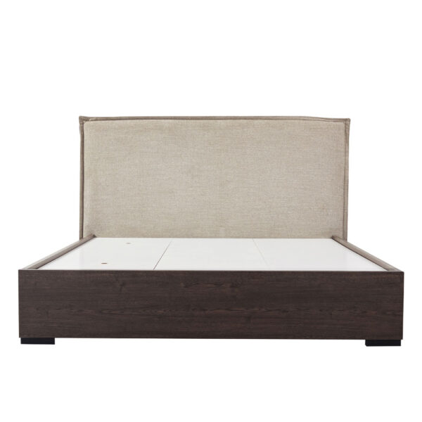 NUEZ ΚΡΕΒΑΤΙ (ΓΙΑ ΣΤΡΩΜΑ 160x200cm) ΚΑΡΥΔΙ 162x202x120 09-2132 - Image 7