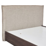 NUEZ ΚΡΕΒΑΤΙ (ΓΙΑ ΣΤΡΩΜΑ 160x200cm) ΚΑΡΥΔΙ 162x202x120 09-2132 - Image 8