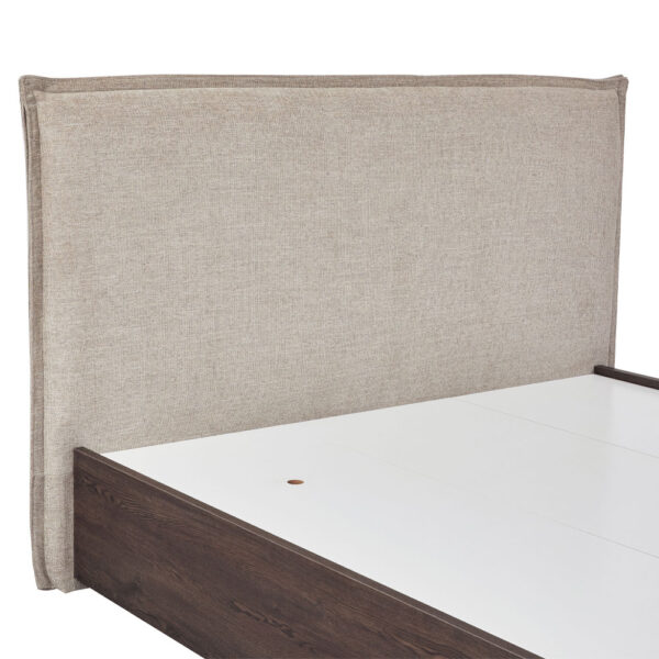 NUEZ ΚΡΕΒΑΤΙ (ΓΙΑ ΣΤΡΩΜΑ 160x200cm) ΚΑΡΥΔΙ 162x202x120 09-2132 - Image 8