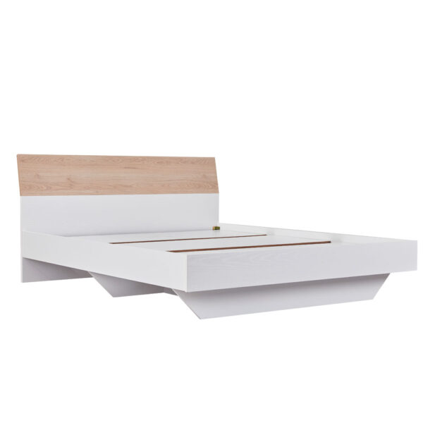 LUCIDO ΚΡΕΒΑΤΟΚΑΜΑΡΑ SET 3+1 ΛΕΥΚΟ OAK ΦΥΣΙΚΟ 09-2151 - Image 7