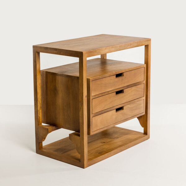 ELIS ΚΟΜΟΔΙΝΟ 3ΣΥΡΤΑΡΙΑ ΦΥΣΙΚΟ 65x38x65cm 09-2156 - Image 6