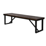 MAIANDROS ΠΑΓΚΑΚΙ ΚΑΦΕ ΣΚΟΥΡΟ 170x45x45 16-0713 - Image 8
