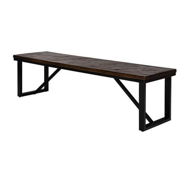MAIANDROS ΠΑΓΚΑΚΙ ΚΑΦΕ ΣΚΟΥΡΟ 170x45x45 16-0713 - Image 8