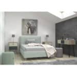 Κομοδίνο Trend Mint Ξύλινο με Μεταλλικά Πόδια Sonoma / Πράσινο - Image 2