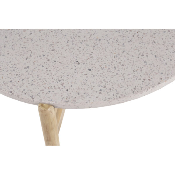 TERRAZZO COFFEE TABLE TERRAZZO ΦΥΣΙΚΟ ΑΝΟΙΧΤΟ 84.4x84.4x37 22-0054 - Image 6
