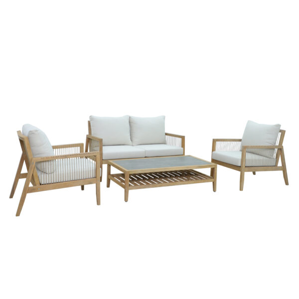 JAPONISM ΣΑΛΟΝΙ SET 1+2+1 ΦΥΣΙΚΟ BEIGE 22-0094 - Image 5