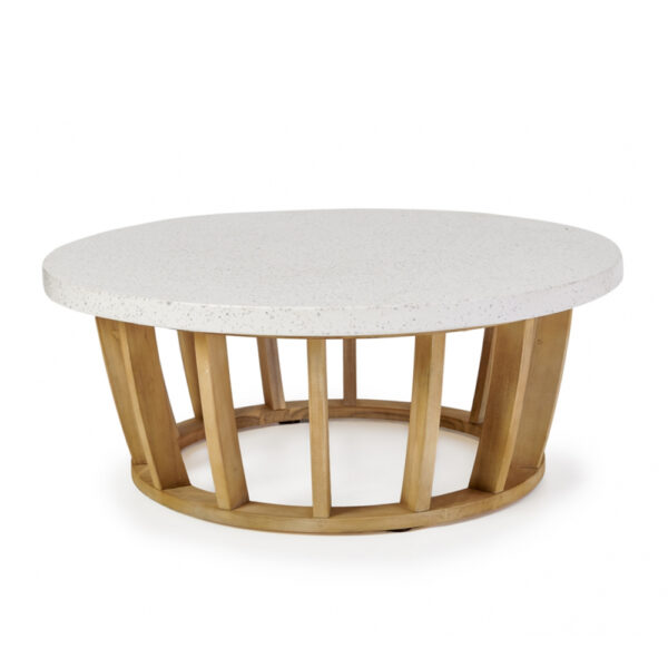 ITHAKA COFFEE TABLE ΦΥΣΙΚΟ 100x100x40 22-0140 - Image 2