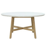 MOSAIC ΤΡΑΠΕΖΙ ΦΥΣΙΚΟ 150x150x76 22-0150 - Image 6