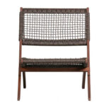 MESH ΚΑΡΕΚΛΑ ΠΤΥΣ/ΜΕΝΟ-Η ΚΑΦΕ ANTIQUE ΚΑΡΥΔΙ 78x60x72.5 22-0179 - Image 9