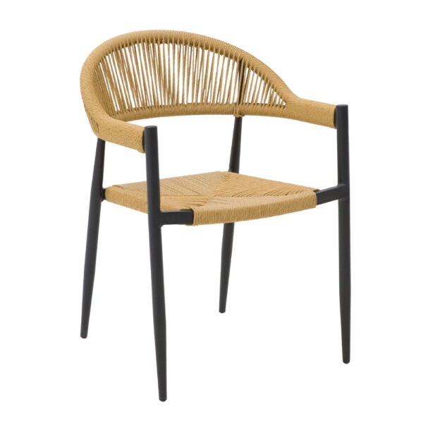 MEZZA LUNA ΚΑΡΕΚΛΑ ΦΥΣΙΚΟ ΜΑΥΡΟ 56x55x78 22-0195 - Image 6