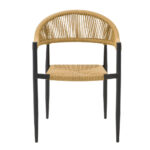 MEZZA LUNA ΚΑΡΕΚΛΑ ΦΥΣΙΚΟ ΜΑΥΡΟ 56x55x78 22-0195 - Image 9