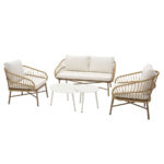 CAVE ΣΑΛΟΝΙ SET 1+2+1 ΦΥΣΙΚΟ 22-0201 - Image 6