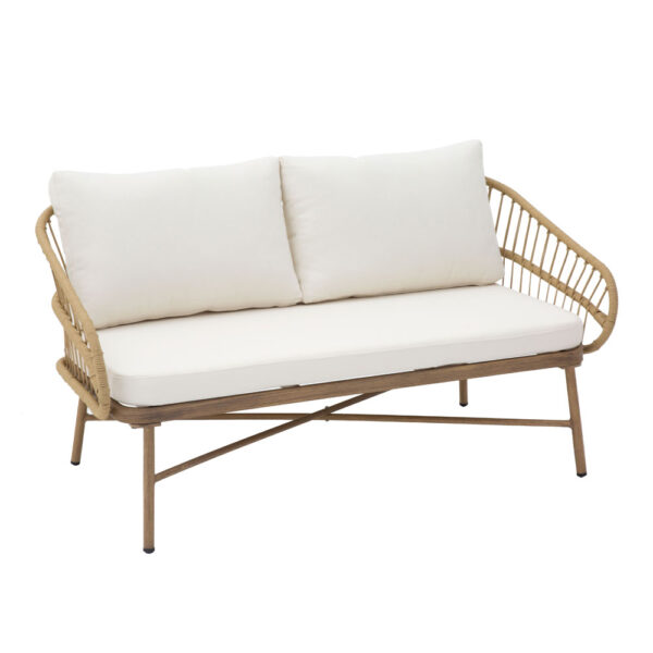 CAVE ΣΑΛΟΝΙ SET 1+2+1 ΦΥΣΙΚΟ 22-0201 - Image 9