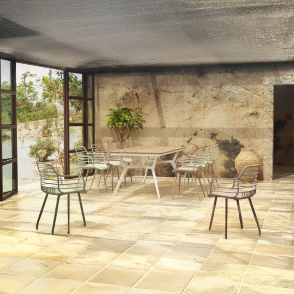 BRIDGE ΤΡΑΠΕΖΙ ΛΕΥΚΟ ΦΥΣΙΚΟ 180x90x75 22-0202 - Image 7