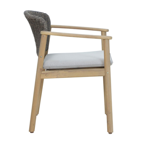 FREELAND ΚΑΡΕΚΛΑ ΜΑΞΙΛΑΡΙ ΦΥΣΙΚΟ ΓΚΡΙ 62x62.5x80.5 22-0225 - Image 9