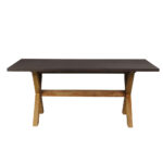 POMPEI ΤΡΑΠΕΖΙ RUST RED 200x100x74.5 22-0231 - Image 4