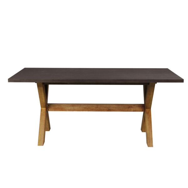 POMPEI ΤΡΑΠΕΖΙ RUST RED 200x100x74.5 22-0231 - Image 4