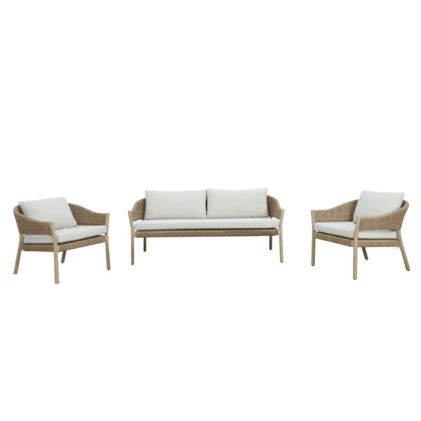 SUMATRA ΣΑΛΟΝΙ SET 1+2 ΦΥΣΙΚΟ BEIGE 22-0245 - Image 6