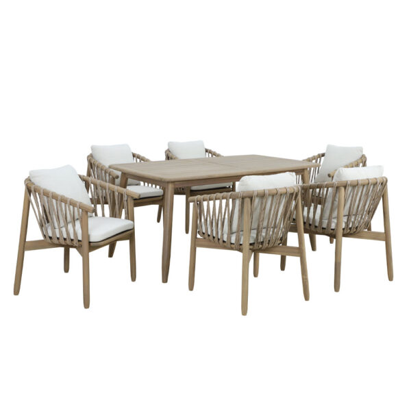 CORDA ΚΑΡΕΚΛΑ ΜΑΞΙΛΑΡΙ ΦΥΣΙΚΟ ΛΕΥΚΟ 63.5x60x76 22-0252 - Image 8