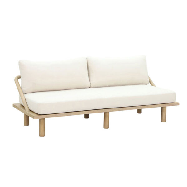 SIESTA ΚΑΝΑΠΕΣ ΚΡΕΒΑΤΙ ΦΥΣΙΚΟ CREAM 180x80x59 22-0276 - Image 6