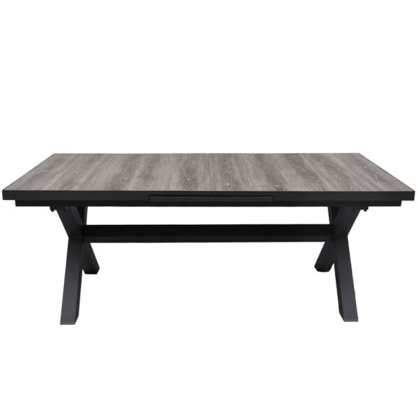 SORPRESA ΤΡΑΠΕΖΙ ΕΠΕΚΤΕΙΝΟΜΕΝΟ-Η ΓΚΡΙ ΓΚΡΙ ΣΚΟΥΡΟ 202x101x77 22-0293 - Image 8