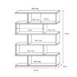 SYSTEM ΒΙΒΛΙΟΘΗΚΗ SONOMA 120x29x179 24-0365 - Image 6