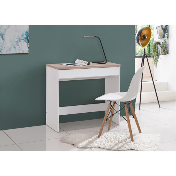 PRACTICO ΓΡΑΦΕΙΟ 1ΣΥΡΤΑΡΙ ΛΕΥΚΟ ΦΥΣΙΚΟ 80x40x76 24-0683 - Image 7