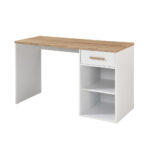 PRACTICO 120 ΓΡΑΦΕΙΟ 1ΣΥΡΤΑΡΙ ΛΕΥΚΟ ΦΥΣΙΚΟ 120x50x76 24-0702 - Image 5