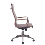 AVANT ΚΑΡΕΚΛΑ ΓΡΑΦΕΙΟΥ COFFEE GUNMETAL 55.5x63x118 25-0554 - Image 8