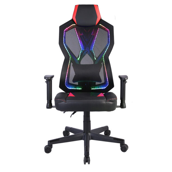 STORM ΚΑΡΕΚΛΑ GAMING ΓΡΑΦΕΙΟΥ ΜΑΥΡΟ ΚΟΚΚΙΝΟ 50x73x135 25-0705 - Image 9