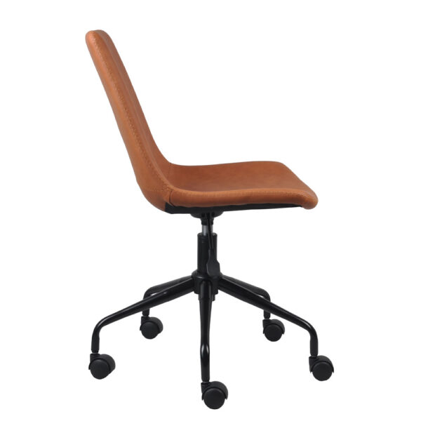 VINTAGE ΚΑΡΕΚΛΑ ΓΡΑΦΕΙΟΥ TABAC 47x55.5x91.5 25-0722 - Image 8