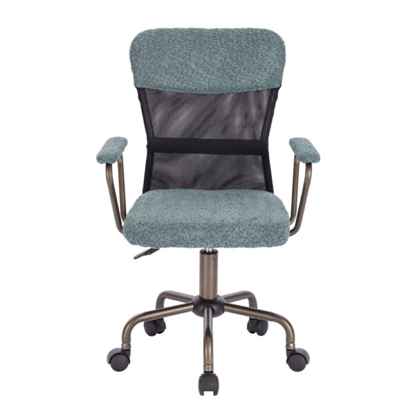 BELL ΚΑΡΕΚΛΑ ΓΡΑΦΕΙΟΥ ΜΕΝΤΑ GUNMETAL 54x52x92 25-0724 - Image 6