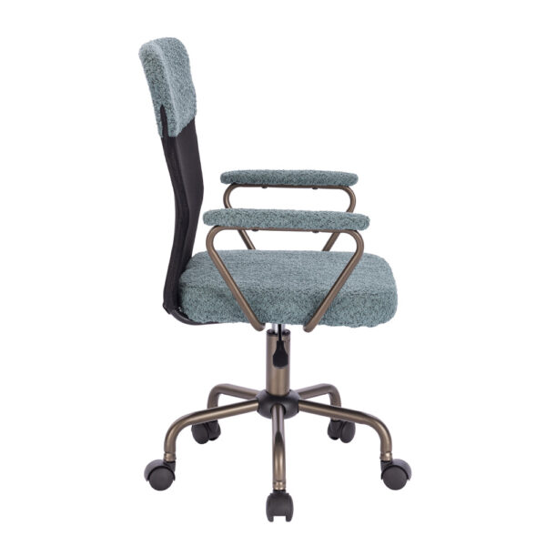 BELL ΚΑΡΕΚΛΑ ΓΡΑΦΕΙΟΥ ΜΕΝΤΑ GUNMETAL 54x52x92 25-0724 - Image 7