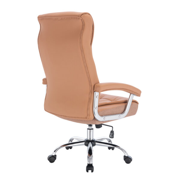 COMFY ΚΑΡΕΚΛΑ ΓΡΑΦΕΙΟΥ CAMEL ΧΡΩΜΙΟ 66.5x67.5x120 25-0736 - Image 9