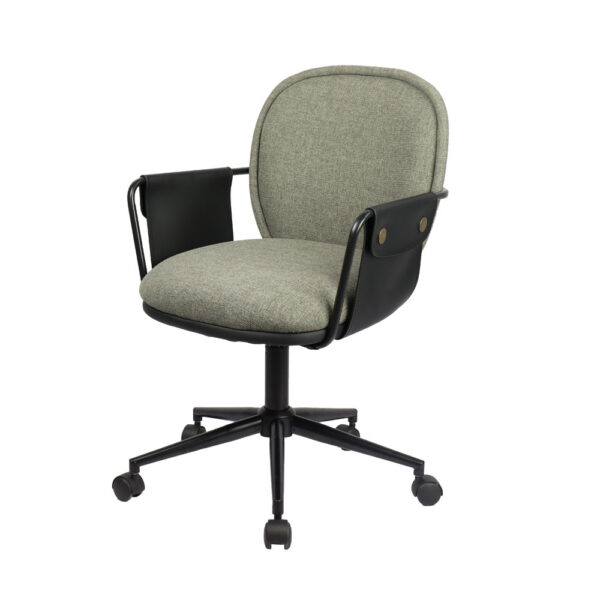 POST ΚΑΡΕΚΛΑ ΓΡΑΦΕΙΟΥ ΛΑΔΙ ΜΑΥΡΟ 55x59x93 25-0740 - Image 8